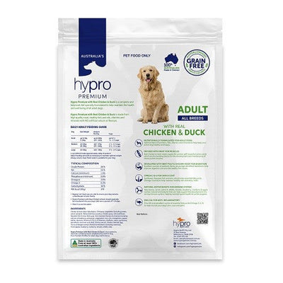 Hypro Premium Adult Chicken & Duck 2.5kg-Dog Food-Ascot Saddlery