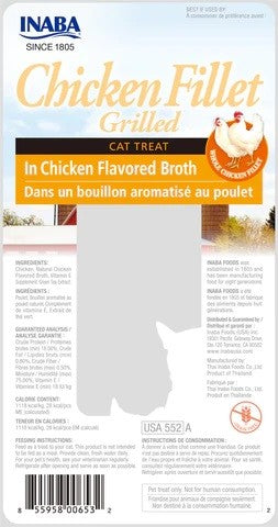 Inaba Cat Grilled Chicken Fillet In Chicken Flavoured Broth-Cat Food & Treats-Ascot Saddlery