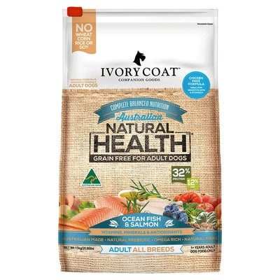 Ivory Coat Dog Grainfree Ocean Fish & Salmon 13kg-Dog Food-Ascot Saddlery