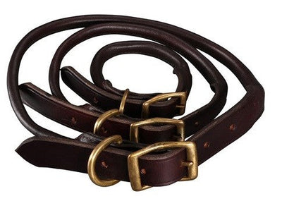 Jeremy & Lord Dog Collar Rolled Large 1" X 23"-Dog Collars & Leads-Ascot Saddlery