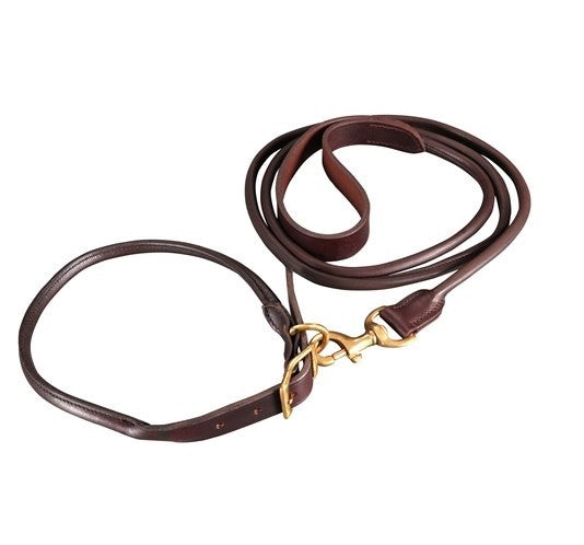 Jeremy & Lord Dog Leash Rolled 182cm 16mm-Dog Collars & Leads-Ascot Saddlery