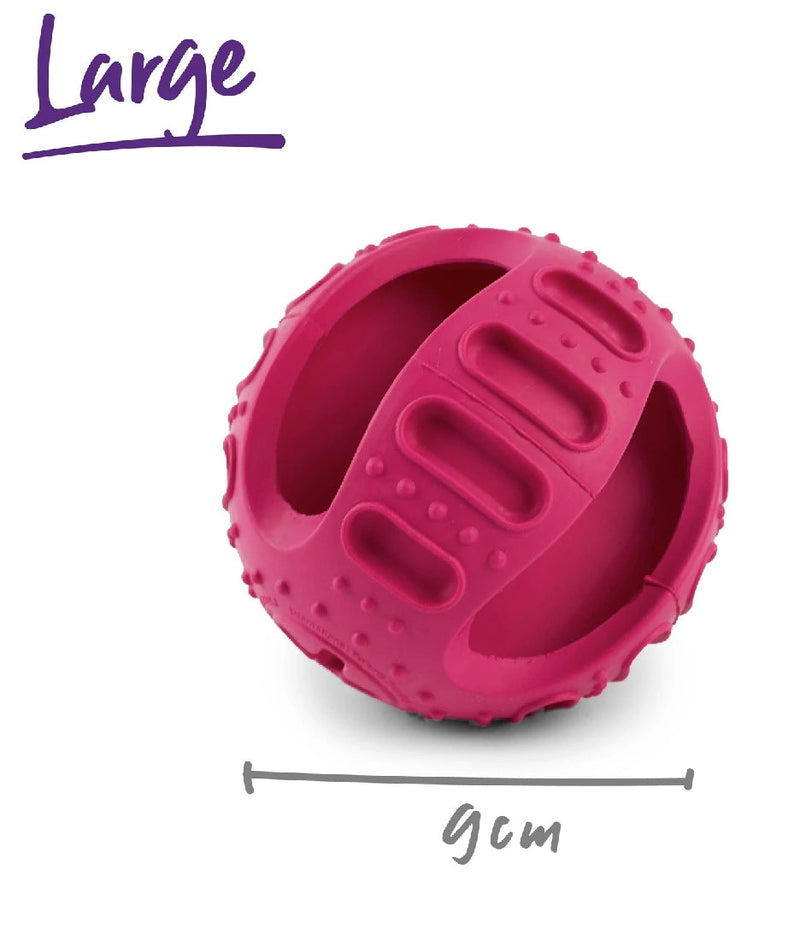 Kazoo Dog Toy Chew & Treat Enrichment Ball Large-Dog Toys-Ascot Saddlery