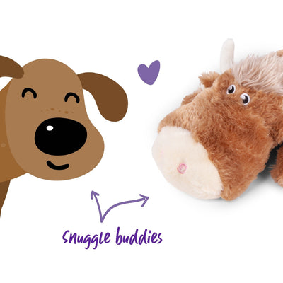 Kazoo Dog Toy Furries Lazy Ox-Dog Toys-Ascot Saddlery