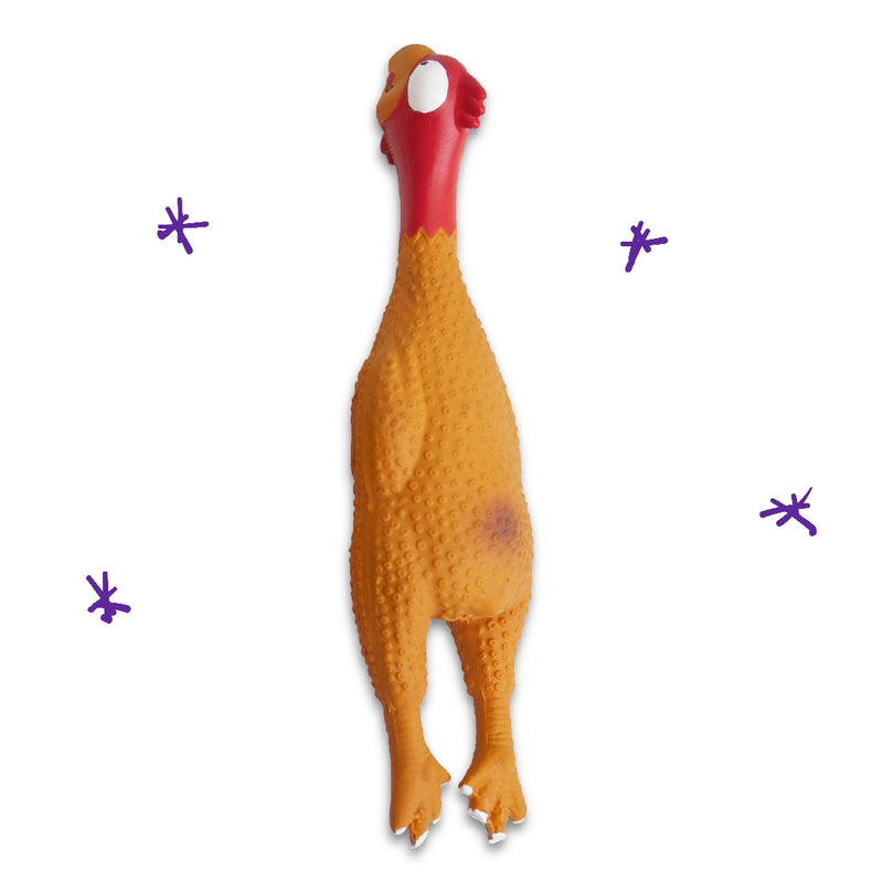 Kazoo Dog Toy Latex Chicken-Dog Toys-Ascot Saddlery