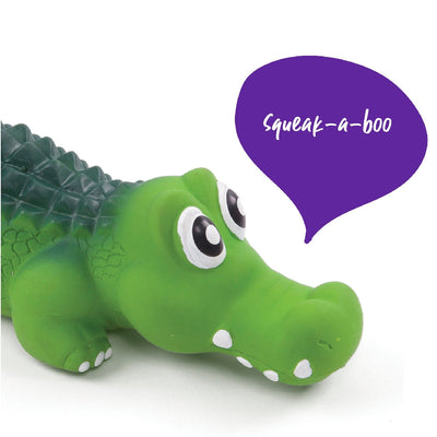 Kazoo Dog Toy Latex Crocodile-Dog Toys-Ascot Saddlery