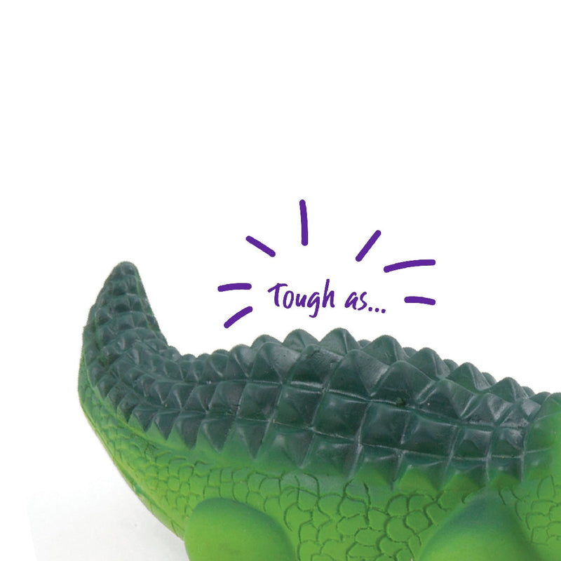 Kazoo Dog Toy Latex Crocodile-Dog Toys-Ascot Saddlery