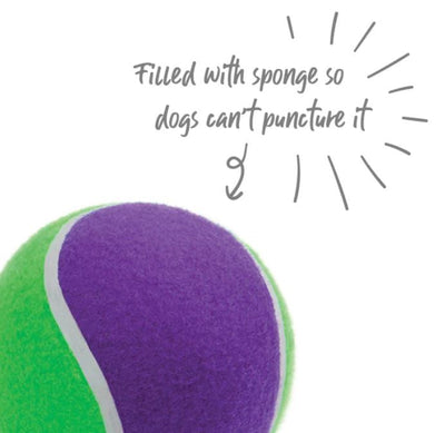 Kazoo Dog Toy Tennis Ball Suits Thrower Medium-Dog Toys-Ascot Saddlery