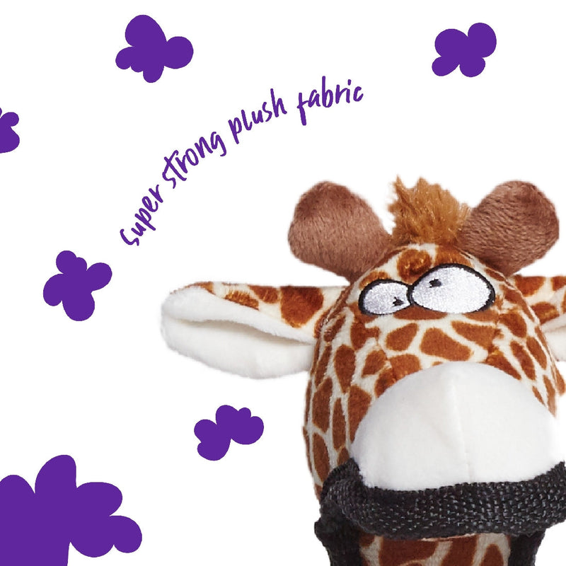 Kazoo Dog Toy Tough Giraffe-Dog Toys-Ascot Saddlery