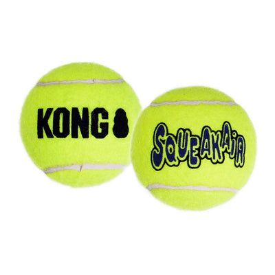 Kong Dog Toy Airdog Squeak Balls 2pack Large-Dog Toys-Ascot Saddlery