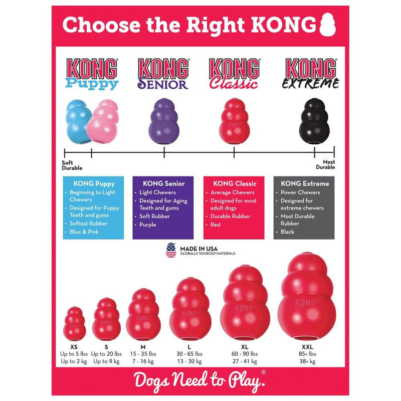 Kong Dog Toy Extreme Black Large-Dog Toys-Ascot Saddlery