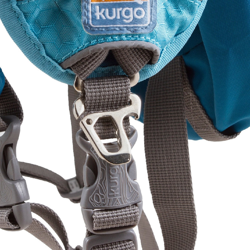 Kurgo Dog Backpack Big Baxter Coastal Blue-Dog Walking-Ascot Saddlery