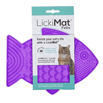 Lickimat Cat Felix Slow Food-Cat Accessories-Ascot Saddlery