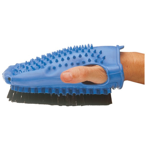 Mitt Grooming Bristle Back-STABLE: Grooming-Ascot Saddlery