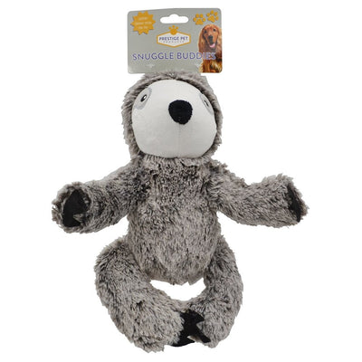 Prestige Pets Plush Sloth Grey-Dog Toys-Ascot Saddlery