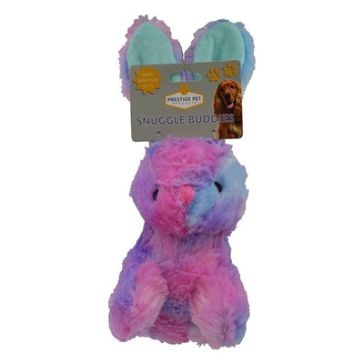 Prestige Pets Plush Tie Dye Bunny 30cm Ass Colours-Dog Toys-Ascot Saddlery