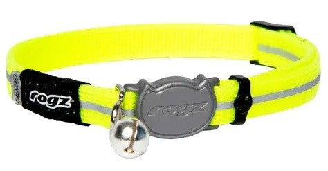 Rogz Cat Collar Alleycat Safeloc 8mm Dayglo-Cat Accessories-Ascot Saddlery