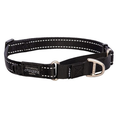 Rogz Control Dog Collar Web Black-Dog Collars & Leads-Ascot Saddlery