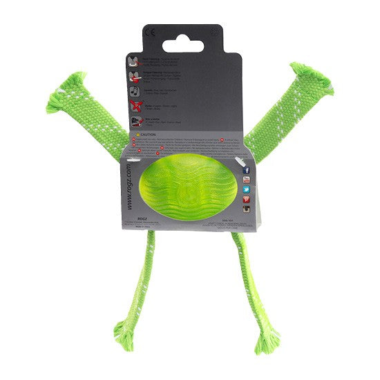 Rogz Dog Toy Flossy Grinz Lime-Dog Toys-Ascot Saddlery