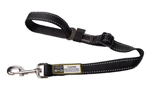 Rogz Safety Car Belt Clip Adjustable Black-Dog Accessories-Ascot Saddlery