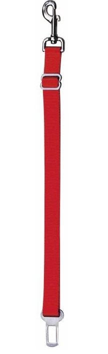 Seat Belt Dog Pp Red Adjust-Dog Accessories-Ascot Saddlery