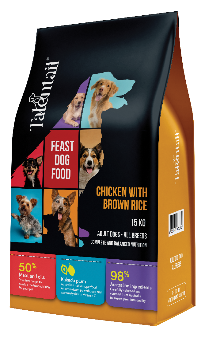 Talentail Dog Food Chicken & Brown Rice 15kg-Dog Food-Ascot Saddlery