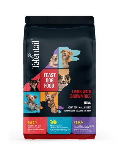 Talentail Dog Food Lamb & Brown Rice 15kg-Dog Food-Ascot Saddlery