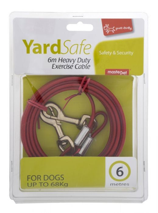 Tie Out Cable Pvc Coated-Dog Collars & Leads-Ascot Saddlery