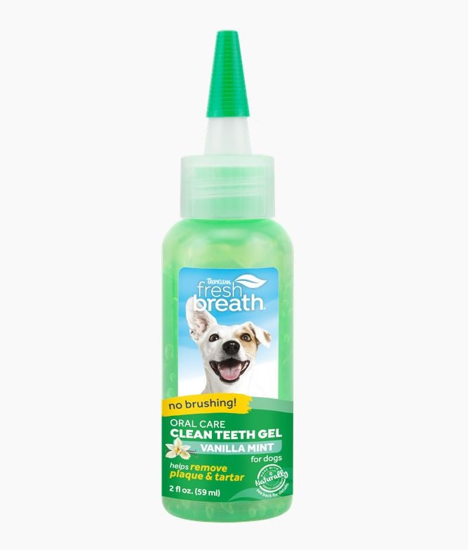 Tropiclean Fresh Breath Gel Vanilla Mint 59ml-Dog Potions & Lotions-Ascot Saddlery