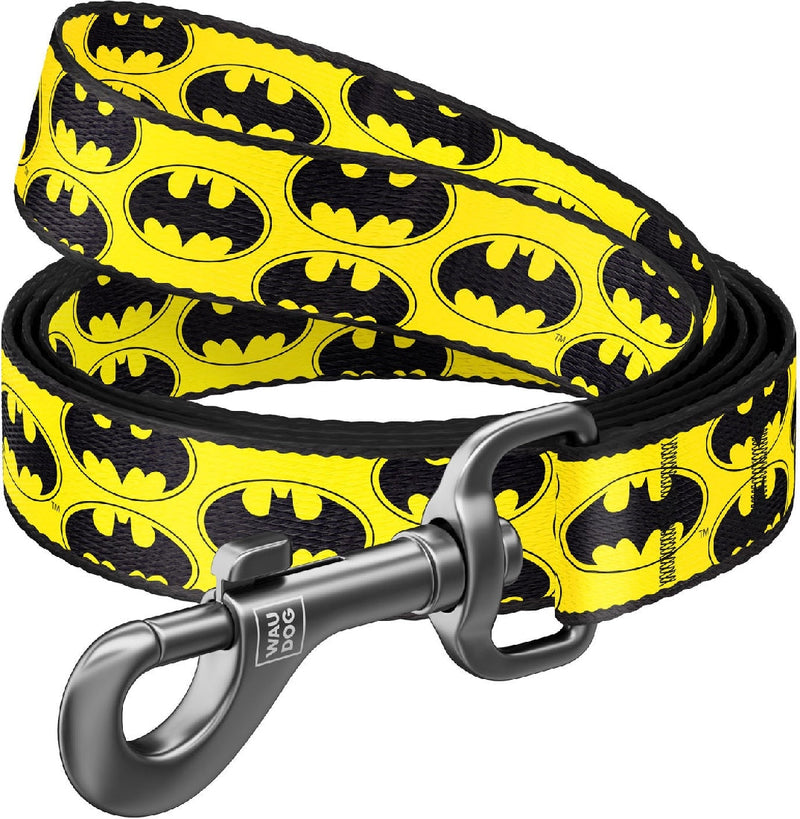 Waudog Dog Leash Collar Batman Logo 122cm-Dog Collars & Leads-Ascot Saddlery