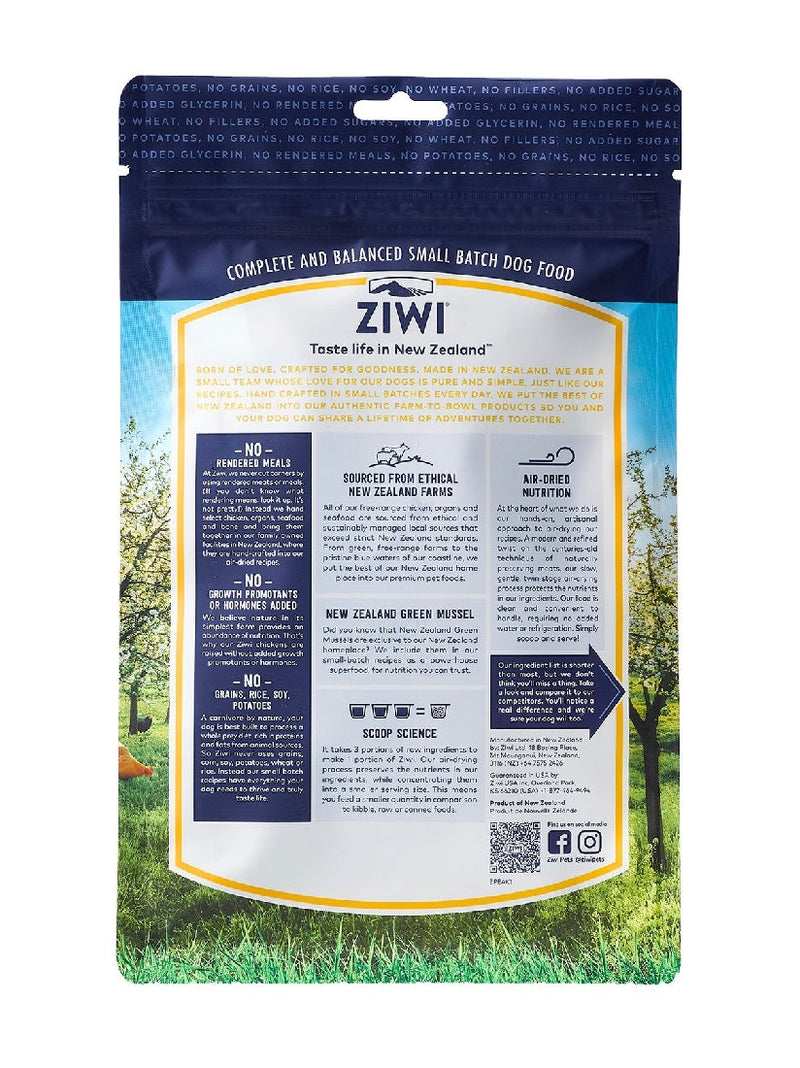 Ziwi Peak Air Dried Dog Food Chicken-Dog Food-Ascot Saddlery